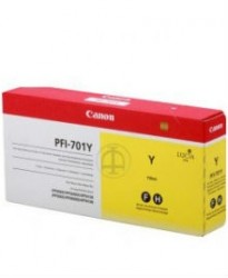Canon PFI-701Y (0903b001) Yellow Original Cartridge - iPF8000 / iPF8100