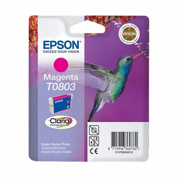 Epson T08034021 Kırmızı Orjinal Kartuş - R265 (E)