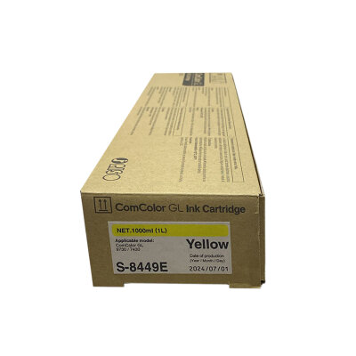 Riso S-8449E Sarı Orjinal Mürekkep - GL9730 / GL74