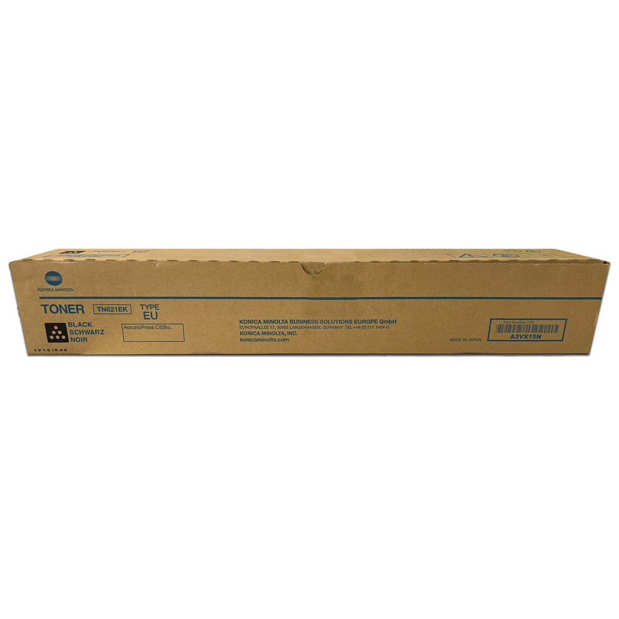Konica Minolta TN-621EK (A3VX15N) Black Original Toner - AccurioPress C83HC