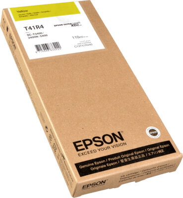 Epson T41R4 (C13T41R440) Yellow Original Cartridge - SC-T 3400