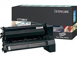 Lexmark C7700KH Siyah Orjinal Toner Yüksek Kapasit