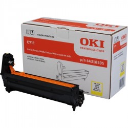 OKI 44318505 Yellow Original Drum Unit - C711 (Damaged Box)