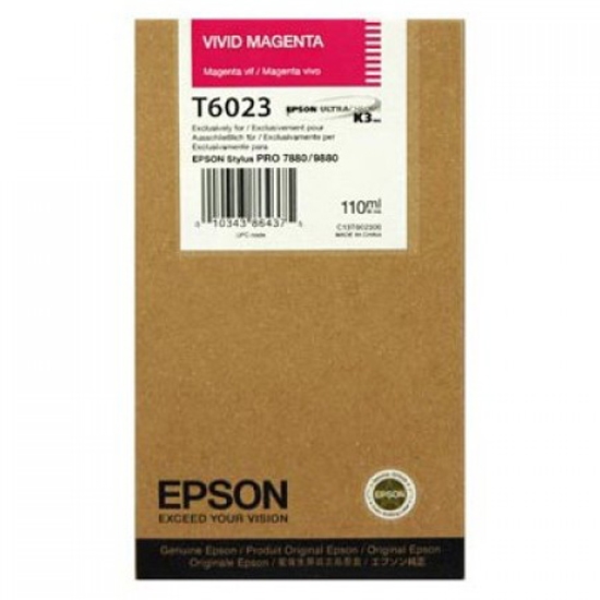 Epson C13T602300 (T6023) Original-Tintenpatrone, Rot -