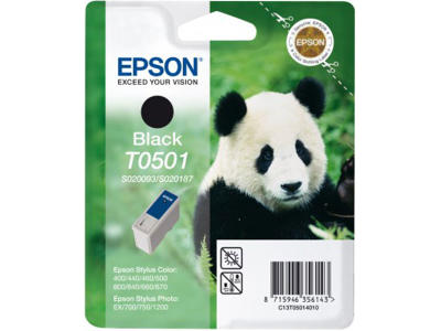 Epson S020093 T0501 Schwarze Original-Tintenpatrone U)
