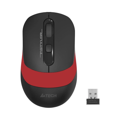 A4 Tech FG10 Red Nano Wireless Optical Mouse
