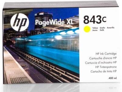 HP C1Q68A (843C) Sarı Orjinal Kartuş - PageWide XL