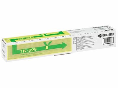 Kyocera TK-895Y Yellow Original Toner Cartridge - FS-C8020MFP / FS-C8025MFP