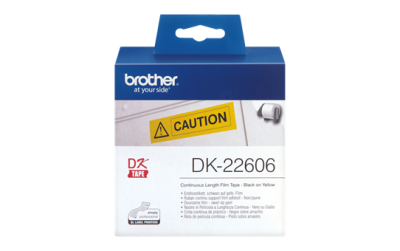 Brother DK-22606 Orjinal Sarı Etiket Rulosu 62mm x