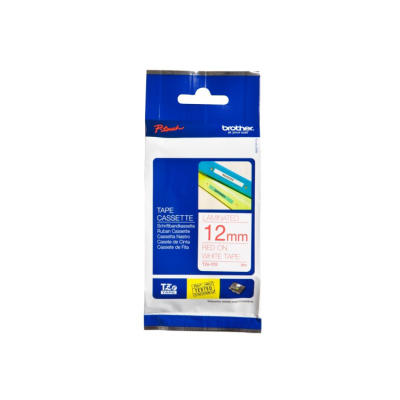 Brother TZE-232 (12MM) Red Laminated Label