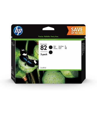 HP P2V34A (82) 2li Siyah Orjinal Kartuş - Designje