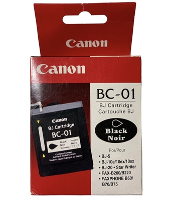 Canon BC-01 Schwarze Orjinalpatrone — BJ-10ZCARTKEEP0002ZXQ
