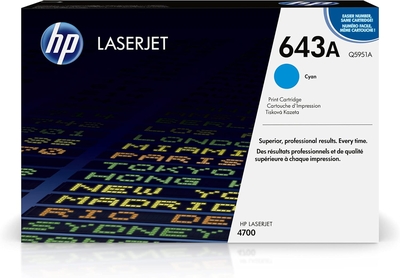 HP Q5951A (643A) Mavi Orjinal Toner - LaserJet 470
