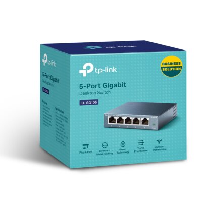 Tp-Link TL-SG105 5-Port 10/100/1000Mbps Masaüstü S