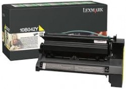 Lexmark 10B042Y Sarı Orjinal Toner Yüksek Kapasite