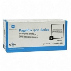 Konica Minolta 1710567-001 Schwarze orjinale Tonerbelastung