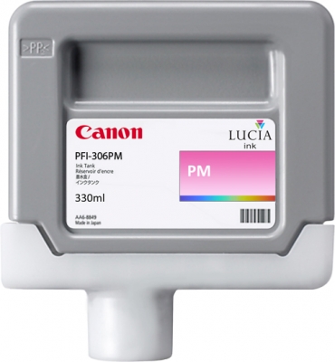 Canon PFI-306PM (6662B001) Photo Magenta Original Cartridge - IPF8400 / IPF9400