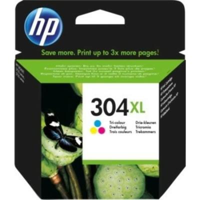 HP N9K07AE (304XL) Renkli Orjinal Kartuş Yükse
