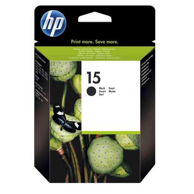 HP C6615D (15) Schwarz, Originalpatrone.