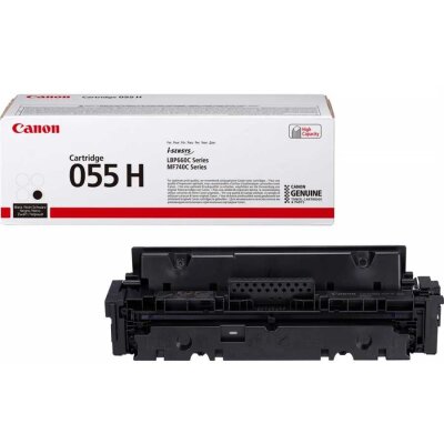 Canon CRG-055H (3020C004) Black Original Toner - LBP664Cdw / MF741Cdw (Damaged Box)