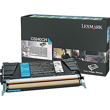 Lexmark C5240CH Cyan Original Toner - C524 / C534 (Damaged box)