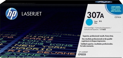 HP CE741AH (307A) Mavi Orjinal Toner - LaserJet CP