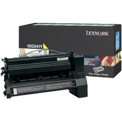 Lexmark 15G041Y Gelber Originaltoner - C752 / C760