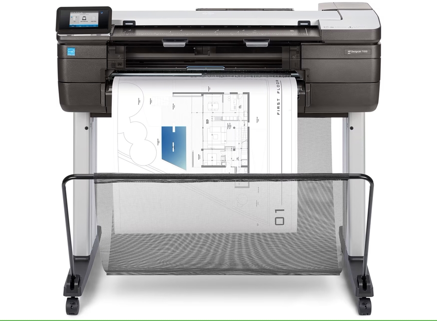 HP F9A28D (T830) DesignJet 24-inch Multifunction Printer