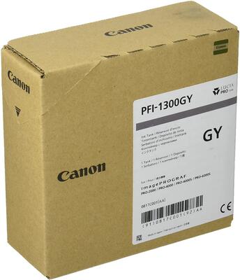 Canon PFI-1300GY (0817C001) Grey Original Ink Cartridge 330ml.
