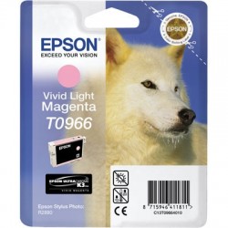 Epson C13T09664020 (T0966) Açık Kırmızı Orjinal Ka