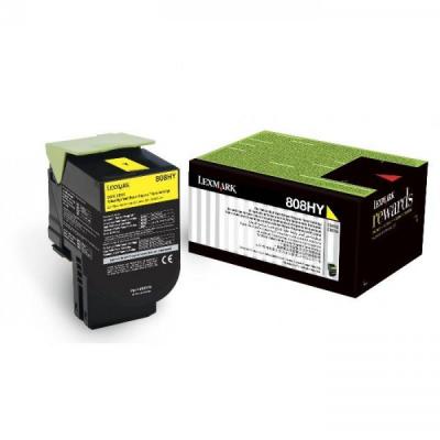 Lexmark 80C8HYE (808HYE) Yellow Original Toner - CX410 / CX510