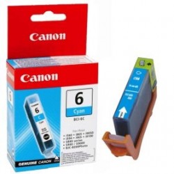 Canon BCI-6C  (4706A002) Cyan Original Cartridge - BJC-8200 (Damaged Box)