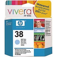 HP C9418A (38) Light Cyan Original Cartridge - B9180 (Ex)