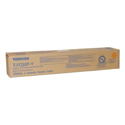 Toshiba T-FC50P-Y Sarı Orjinal Toner - e-Studio 25