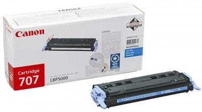 Canon CRG-707C (9423A004)  Cyan Original Toner Cartridge - LPB5000 / LBP5100 (C)