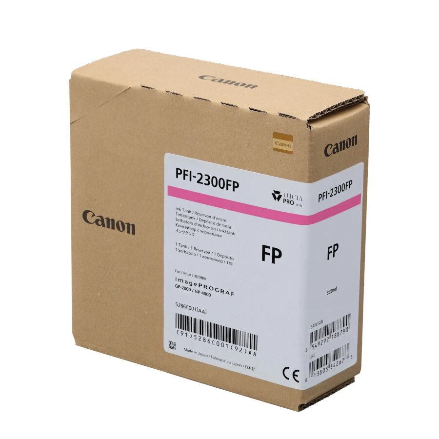 Canon PFI-2300FP (5286C001) Fluorescent Pink Original Cartridge - GP-2000 / GP-4000