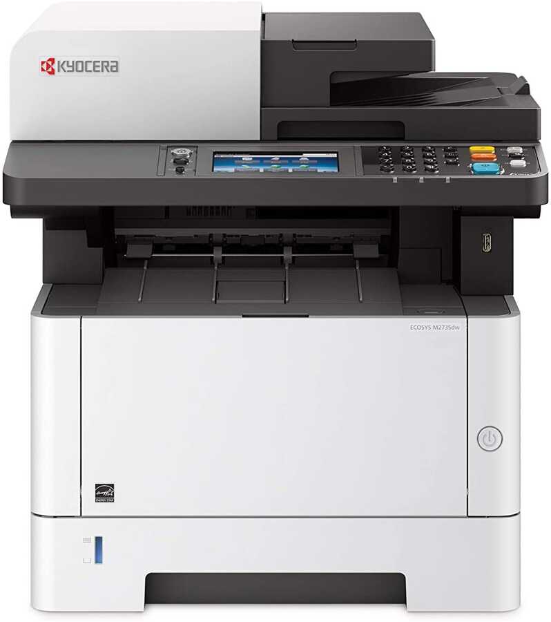 Kyocera Ecosys M2735DW Black and White Multifunction Network Laser Printer (B)