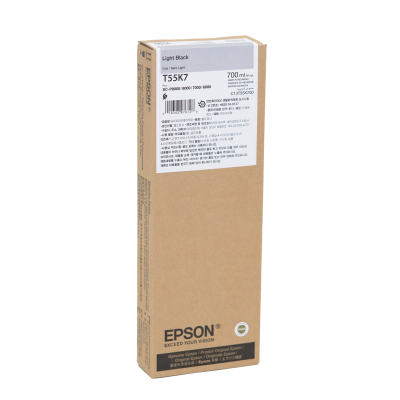 Epson C13T55K700 (T55K7) Açık Siyah Orjinal Kartuş