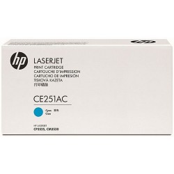 HP CE251AC (504A) Cyanfarbener Originaltoner - CP3525 / CM3530