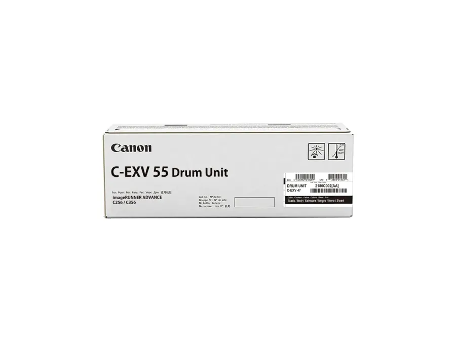 Canon C-EXV55 K (2186C002) Schwarze Original-Trommel Einheit.