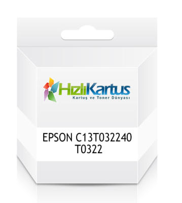Epson C13T032240 (T0322) Mavi Muadil Kartuş