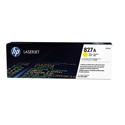 HP CF302A (827A) Yellow Original Toner Cartridge - LaserJet M880z