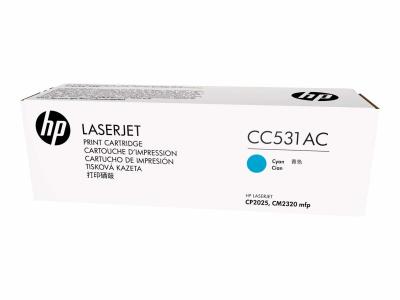 HP CC531AC (304A) Cyan Original Toner Cartridge - LaserJet CP2025n(C)