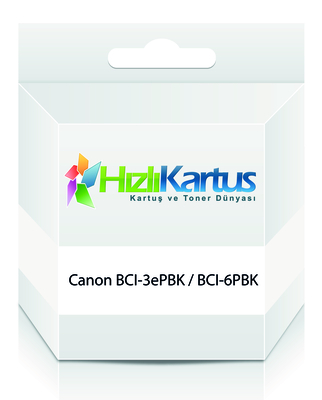 Canon BCI-3ePBK / BCI-6PBK (4485A002) Photo Black Universal Compatible Cartridge - BJC-3000