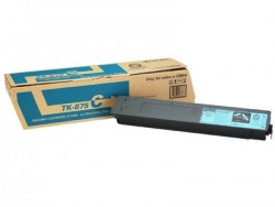 Kyocera TK-875C Cyan Original Toner Cartridge - 550C / 650C