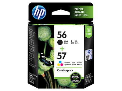 HP CC629AA (56-57) Siyah ve Renkli 2li Paket Orjin