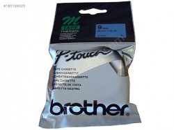 Brother M-K521 Black P-Touch Label 9mm On Blue - PT-55 / PT-60 / PT-80