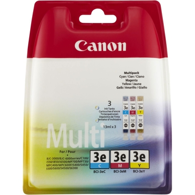 Canon BCI-3E CMY (4480A265) 3lü Paket Renkli Orjin