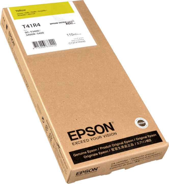 Epson T41R4 (C13T41R440) Yellow Original Cartridge - SC-T 3400