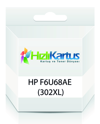 HP F6U68AE (302XL) Siyah Muadil Kartuş - DeskJet 2